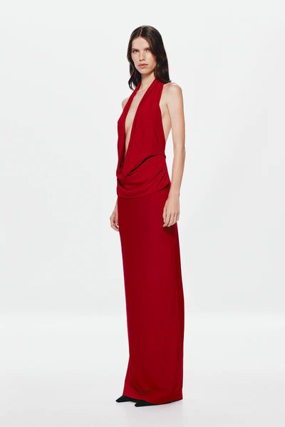The Vanessa Jersey Dress CHERRY