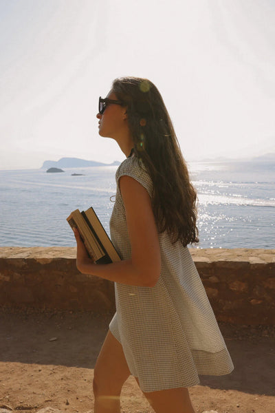 Chloe Mini Dress BLACK CHECK