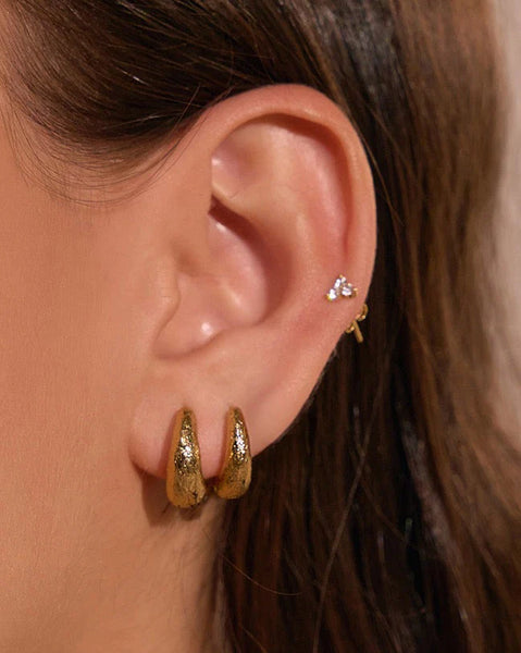 JR Jax Gold Earrings MAXI