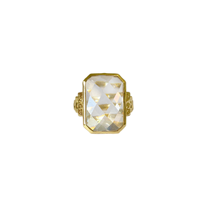 Simone Ring Crystal Quartz 18K GOLD PLATED