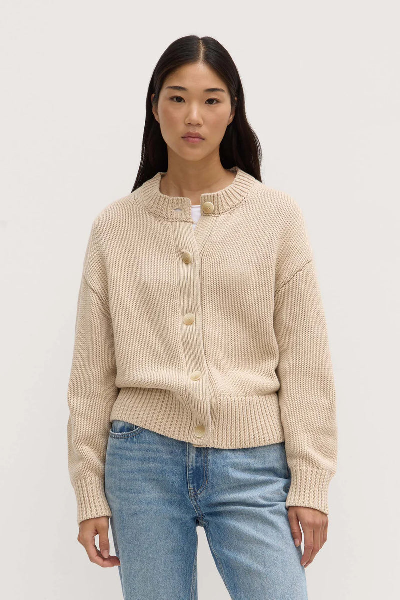 Ava Knit Cardigan NATURAL