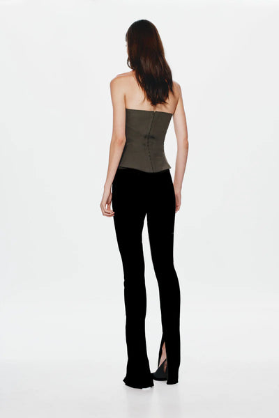 The Caspian Corset Top FOREST