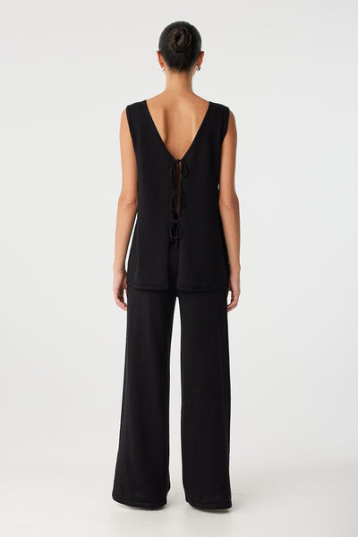 Poppy Longline Top BLACK