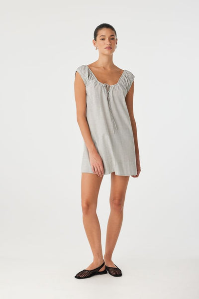 Chloe Mini Dress BLACK CHECK