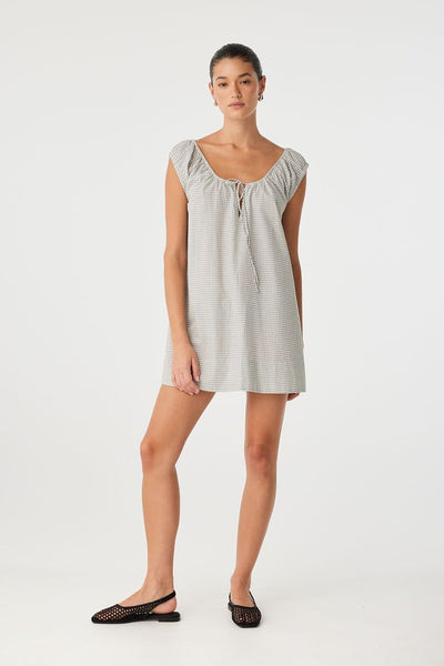 Chloe Mini Dress BLACK CHECK