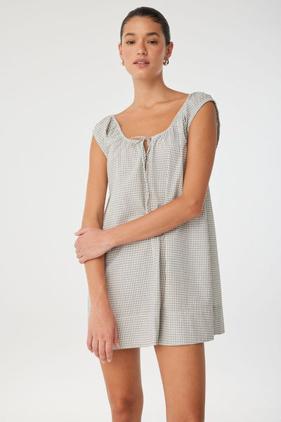 Chloe Mini Dress BLACK CHECK