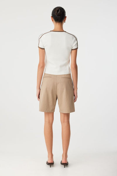 Mischa Tee CREAM/CACAO