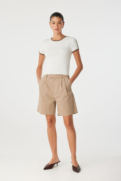 Mischa Tee CREAM/CACAO