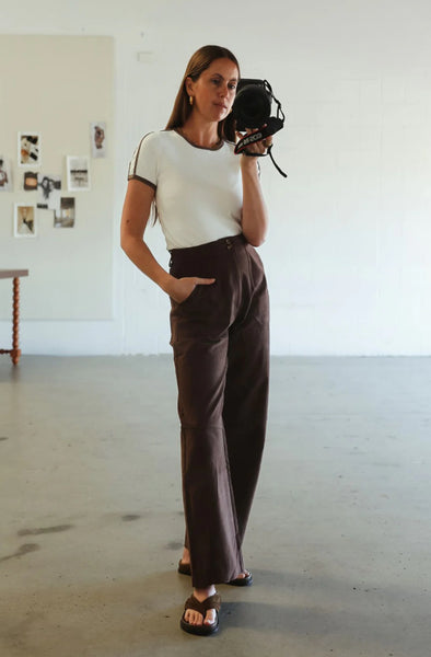 Mischa Tee CREAM/CACAO