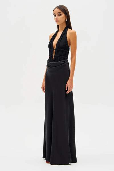 Celine Maxi Dress BLACK