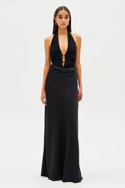 Celine Maxi Dress BLACK
