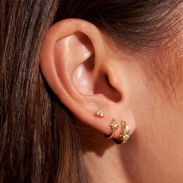 Cassia Stud Earring 14K GOLD PLATED