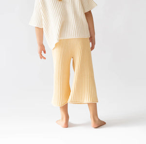 Essential Ribbed Knit Pants BUTTER