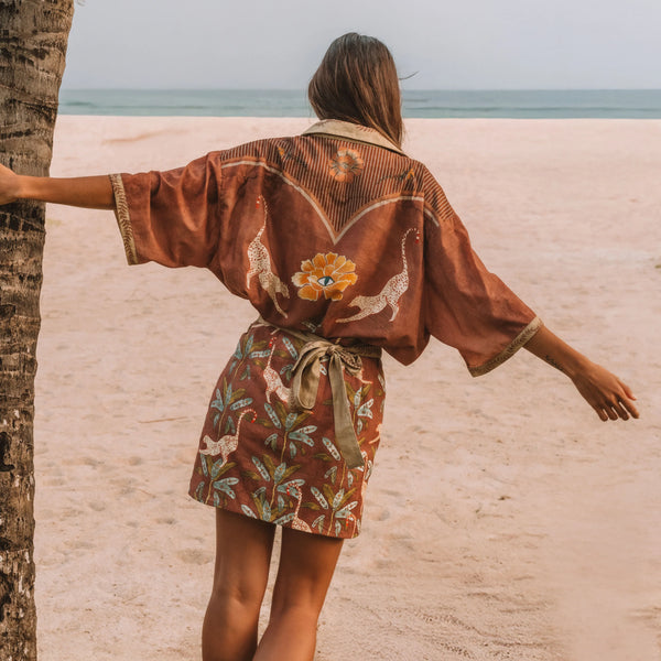 Eye Of The Jungle Wrap Skirt HAZEL