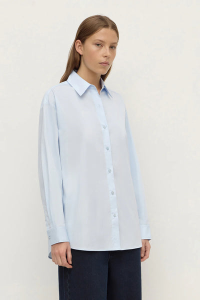 Micha Poplin L/S Shirt POWDER BLUE