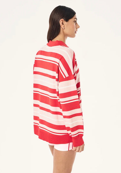 Strata Rugby Knit STRAWBERRY STRIPE