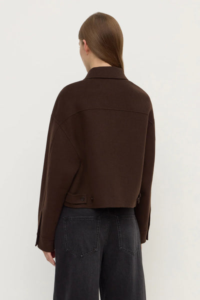 Dallas Wool Jacket DARK CHOC