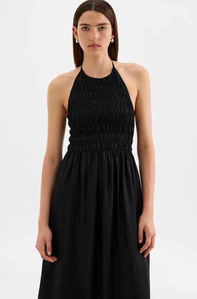 Mira Tencel Maxi Dress BLACK