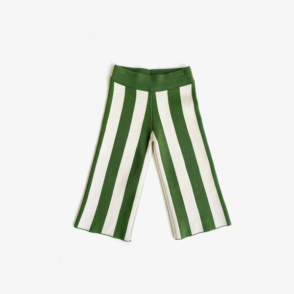Organic Knit Stripe Pants CLOVER
