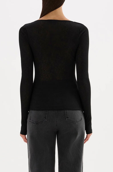 Gigi Mesh Top BLACK