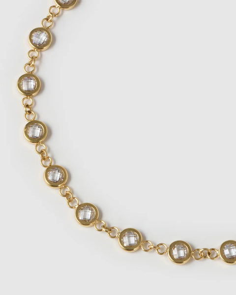 Alessia Bracelet STONE 14K GOLD PLATED