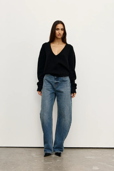 Sonia V Neck BLACK