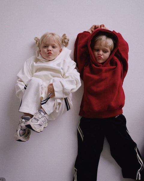 Kids Tonal Hoodie CHERRY