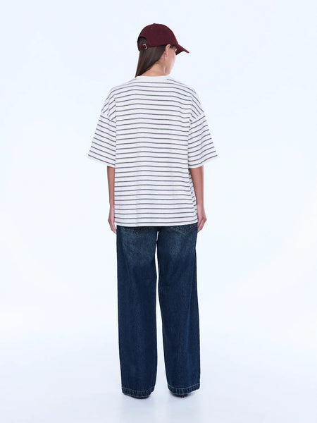 Maeve Relaxed Tee STRIPED