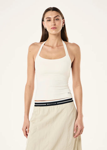 Unwind Halter tank WHISPER WHITE