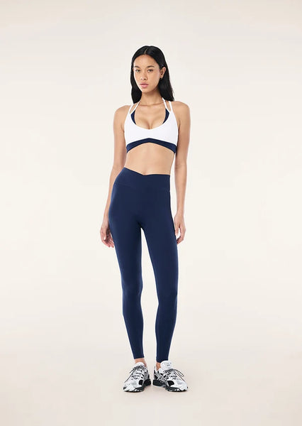 Override Sports Bra WHITE/DARK NAVY