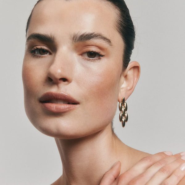 Seed Long Earrings GOLD