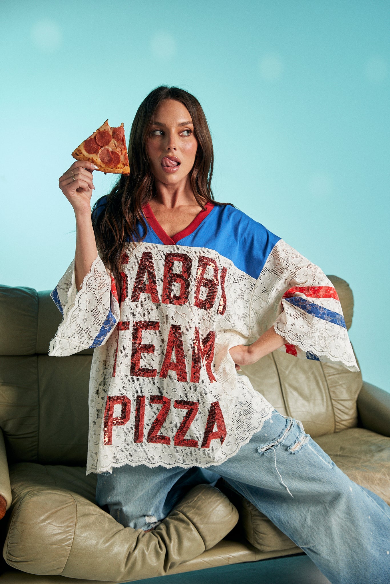 The Team Pizza Jersey CREAM
