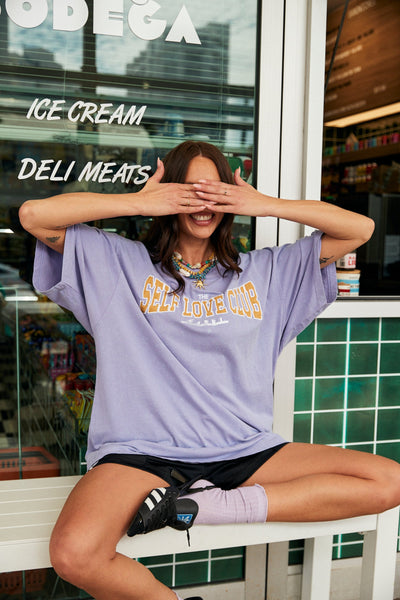 The Self Love Club Oversized Tee PURPLE