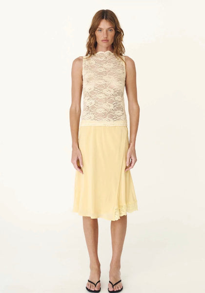 Tonya Rose Lace Tank BUTTER CREME