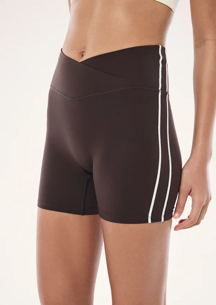 Clarity 5 Inch Bike Short COFFEE/WHISPER WHITE