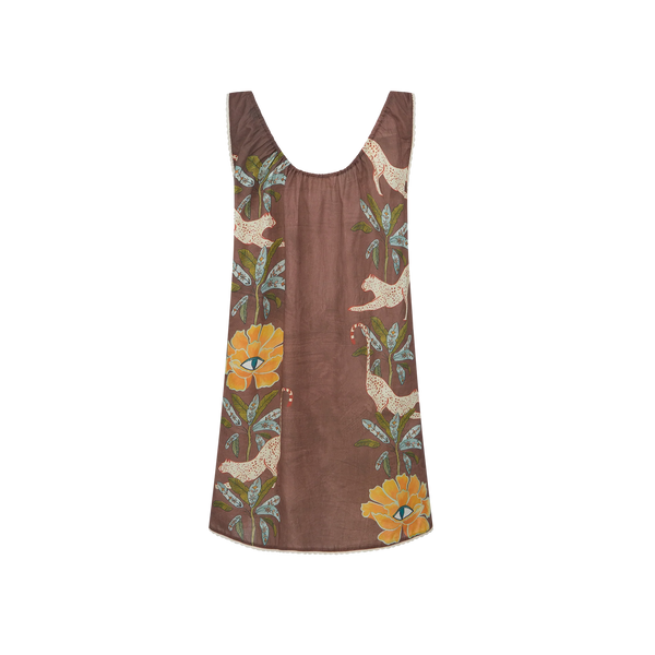 Eye Of The Jungle Mini Dress DUNE