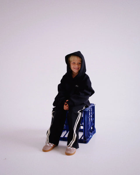 Kids Barrel Pants BLACK/ BUTTER