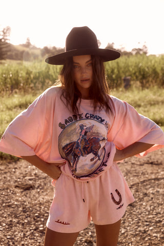 The Crazy Horse Tee PINK