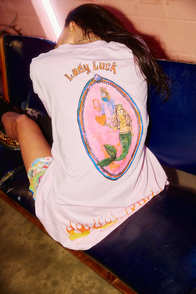 The Lucky Mermaid Tee PINK