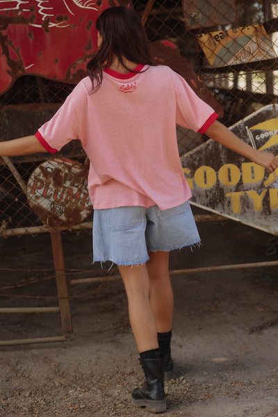 The Sunsets and Cowgirls Tee PINK