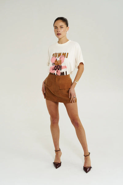 Oui Oui Tee VINTAGE WHITE