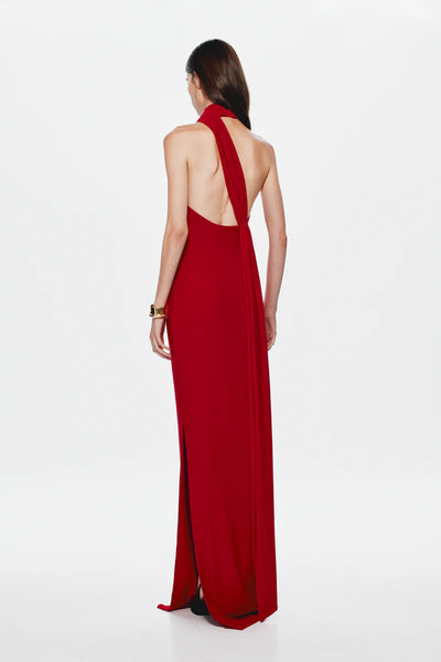 The Nicolette Jersey Dress CHERRY