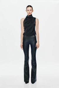 The 'Constantina' Satin Top BLACK