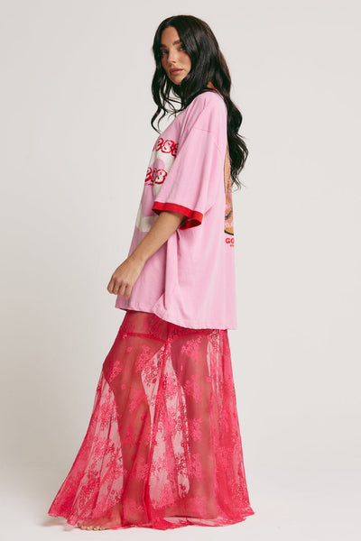 The Very Oversized Hot Mess Express Tee PINK
