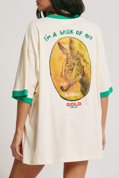 The Very Oversized Hot Mess Express Tee GREEN