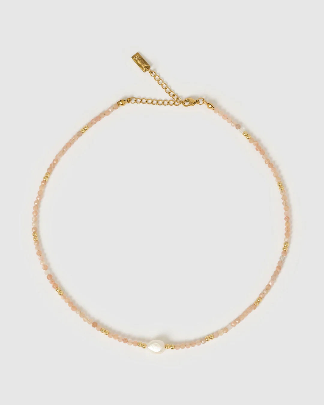 Mila Gemstone Necklace ROSE