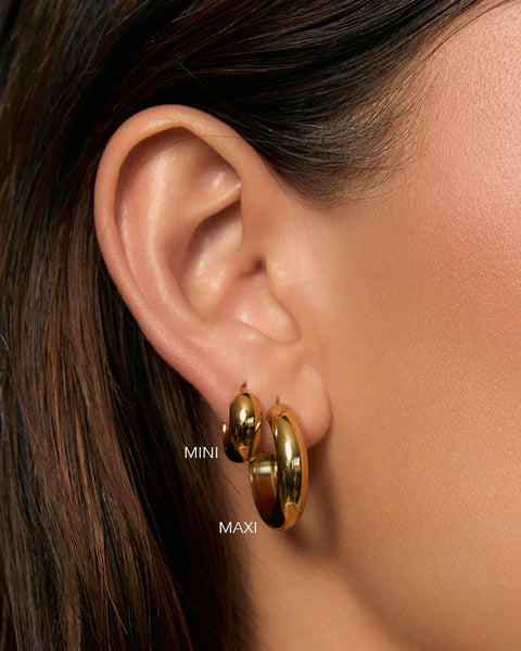 Cassie Hoop Mini 14K GOLD PLATED