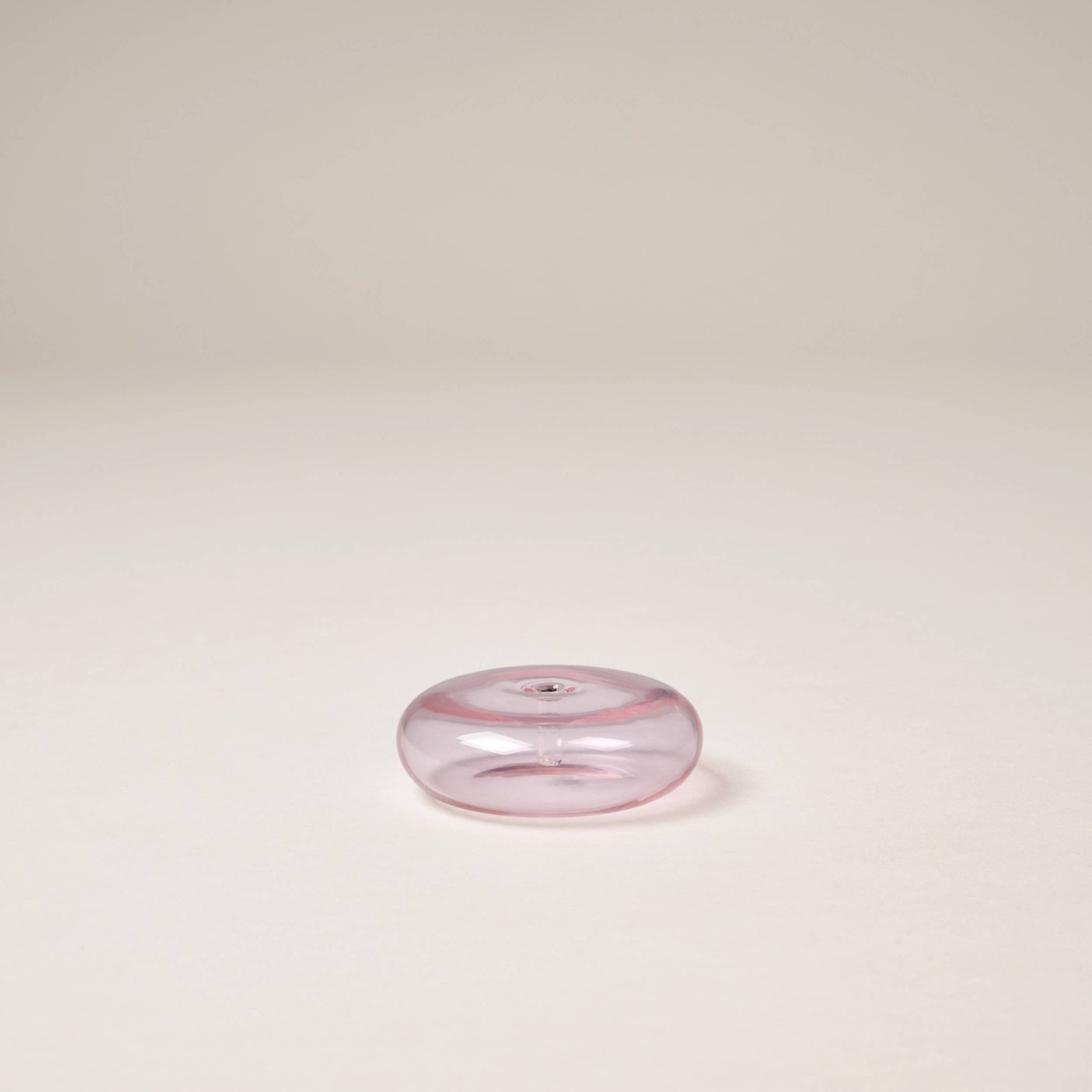 Glass Vessel Incense Holder - Pink