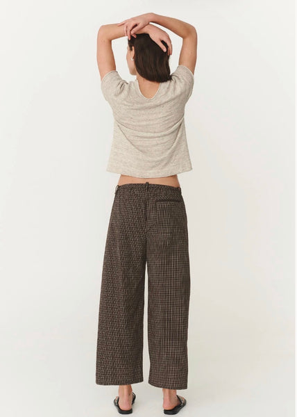 Gabe Lounge Pant CACAO CHECK