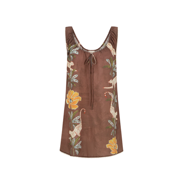 Eye Of The Jungle Mini Dress DUNE